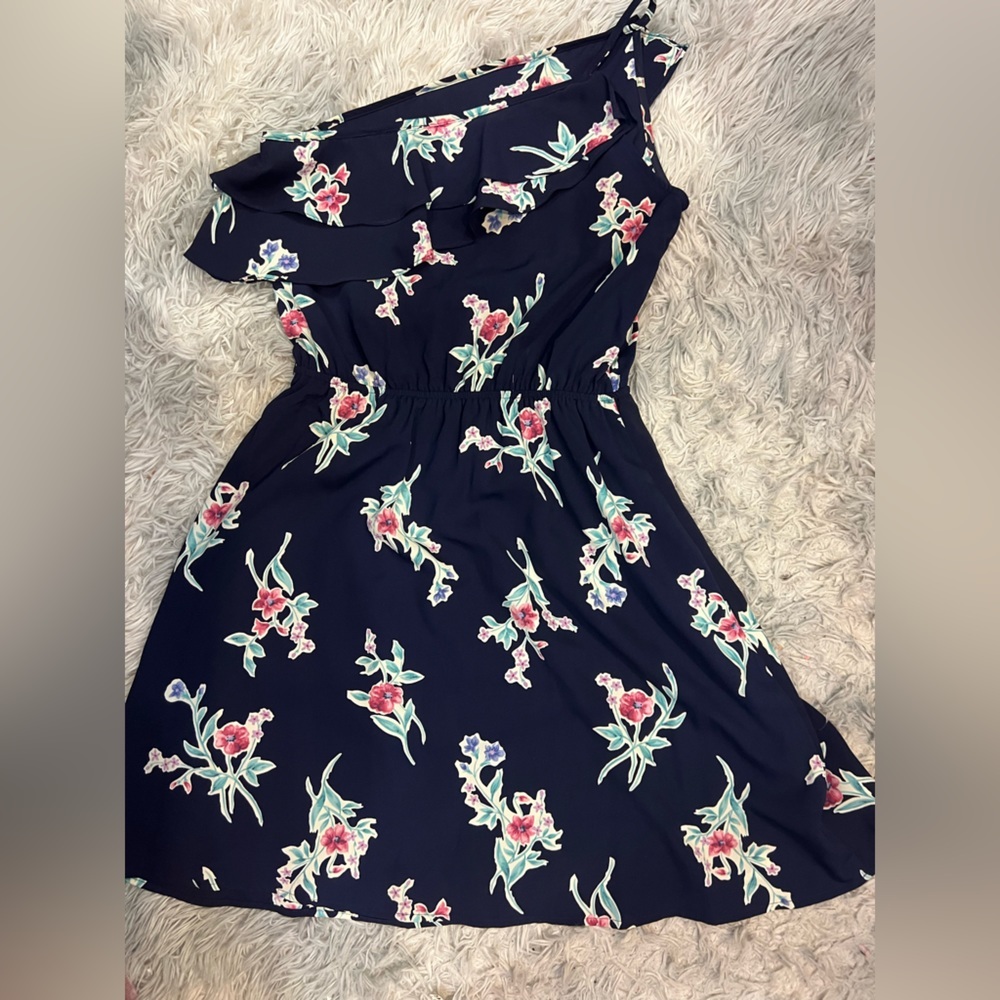 Aqua One Shoulder Dress Size Small